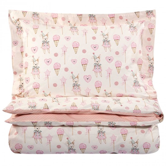 GREENWICH POLO CLUB ΣΕΤ ΠΑΠΛΩΜΑΤΟΘΗΚΗ ΜΟΝΗ ESSENTIAL 8859 IVORY, PINK