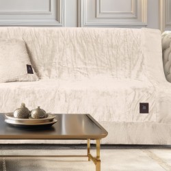 GREENWICH POLO CLUB ΡΙΧΤΑΡΙ VELVET 180Χ250 PREMIUM 3968 IVORY