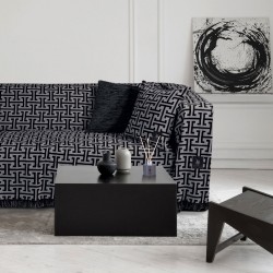 GREENWICH POLO CLUB ΡΙΧΤΑΡΙ 180Χ300 ESSENTIAL 3901 ΓΚΡΙ, ΜΑΥΡΟ