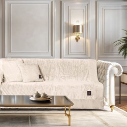 GREENWICH POLO CLUB ΡΙΧΤΑΡΙ VELVET 180Χ300 PREMIUM 3968 IVORY