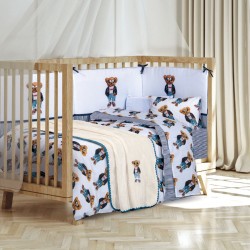 GREENWICH POLO CLUB ΚΟΥΒΕΡΤΑ VELOUR 80X110 ΒΑΒΥ 8838 BLUE, IVORY
