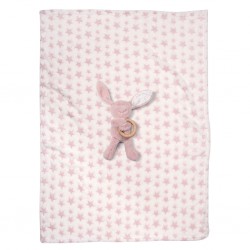 GREENWICH POLO CLUB ΚΟΥΒΕΡΤΑ FLEECE 75X100 ΒΑΒΥ 8845 PINK, WHITE