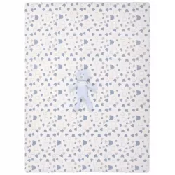 GREENWICH POLO CLUB ΚΟΥΒΕΡΤΑ ΠΙΚΕ 75X100 ΒΑΒΥ ESSENTIAL 8854 BLUE, WHITE