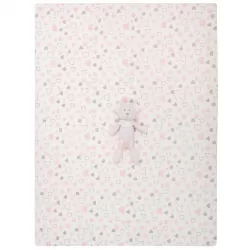 GREENWICH POLO CLUB ΚΟΥΒΕΡΤΑ ΠΙΚΕ 75X100 ΒΑΒΥ ESSENTIAL 8855 PINK, WHITE