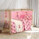 GREENWICH POLO CLUB ΚΟΥΒΕΡΤΑ VELOUR 110X140 ΒΑΒΥ 8839 IVORY, PINK