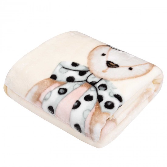 GREENWICH POLO CLUB ΚΟΥΒΕΡΤΑ VELOUR ΚΟΥΝΙΑΣ ESSENTIAL 8859 CREAM