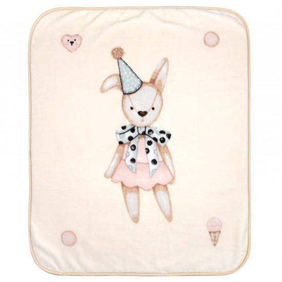 GREENWICH POLO CLUB ΚΟΥΒΕΡΤΑ VELOUR ΚΟΥΝΙΑΣ ESSENTIAL 8859 CREAM