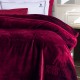 GREENWICH POLO CLUB ΚΟΥΒΕΡΤΑ VELOUR ΜΟΝΗ ESSENTIAL 3438 ΜΠΟΡΝΤΩ