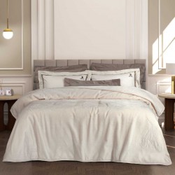 GREENWICH POLO CLUB ΚΟΥΒΕΡΤΑ VELOUR ΜΟΝΗ ESSENTIAL 3441 ΛΕΥΚΟ