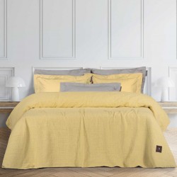 GREENWICH POLO CLUB ΚΟΥΒΕΡΤΑ ΠΙΚΕ 230X250 ESSENTIAL 3405 ΚΙΤΡΙΝΟ