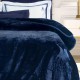 GREENWICH POLO CLUB ΚΟΥΒΕΡΤΑ VELOUR ΥΠΕΡΔΙΠΛH ESSENTIAL 3439 ΜΠΛΕ