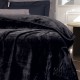 GREENWICH POLO CLUB ΚΟΥΒΕΡΤΑ VELOUR ΥΠΕΡΔΙΠΛH ESSENTIAL 3440 ΜΑΥΡΟ