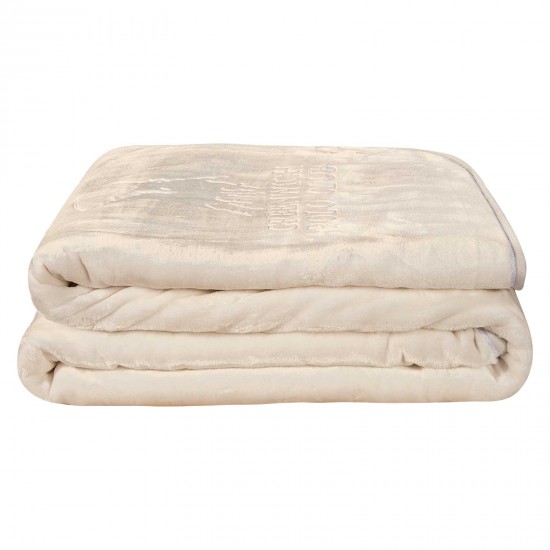 GREENWICH POLO CLUB ΚΟΥΒΕΡΤΑ VELOUR ΥΠΕΡΔΙΠΛH ESSENTIAL 3441 WHITE