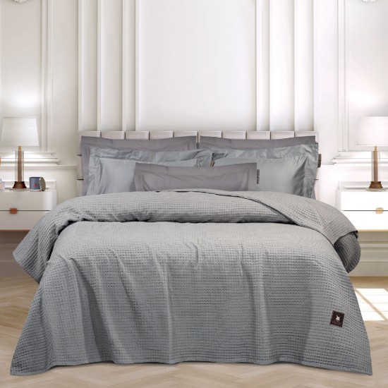 GREENWICH POLO CLUB ΚΟΥΒΕΡΤΑ ΠΙΚΕ 220X240 ESSENTIAL 3456 GREY