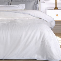 GREENWICH POLO CLUB ΚΟΥΒΕΡΤΑ VELOUR ΥΠΕΡΔΙΠΛΗ ESSENTIAL 3470 WHITE