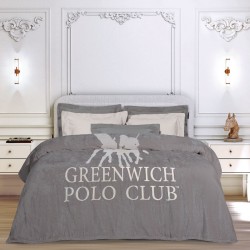 GREENWICH POLO CLUB ΚΟΥΒΕΡΤΑ FLEECE 160X220 ESENTIAL 3489 GREY