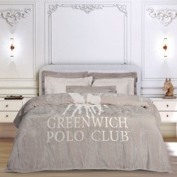 GREENWICH POLO CLUB ΚΟΥΒΕΡΤΑ FLEECE 160X220 ESSENTIAL 3490 TAUPE