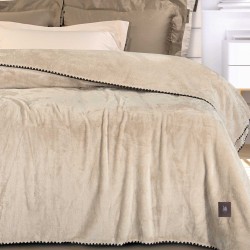 GREENWICH POLO CLUB ΚΟΥΒΕΡΤΑ FLEECE 170X240 ESSENTIAL 4438 BEIGE
