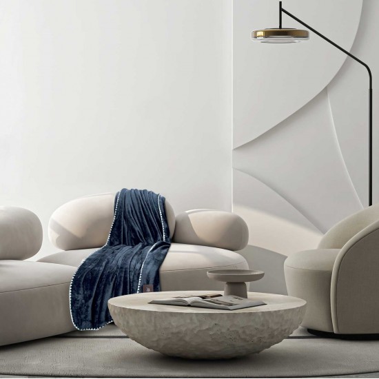 GREENWICH POLO CLUB ΚΟΥΒΕΡΤΑ ΚΑΝΑΠΕ FLEECE 130Χ170 ESSENTIAL 4442 ROYAL BLUE