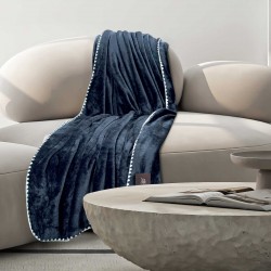 GREENWICH POLO CLUB ΚΟΥΒΕΡΤΑ ΚΑΝΑΠΕ FLEECE 130Χ170 ESSENTIAL 4442 ROYAL BLUE