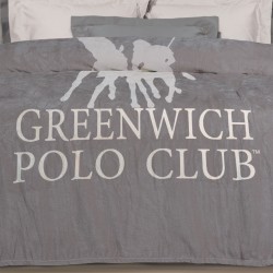 GREENWICH POLO CLUB ΚΟΥΒΕΡΤΑ FLEECE ΥΠΕΡΔΙΠΛH 3489 GREY