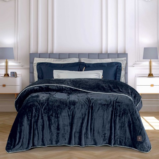 GREENWICH POLO CLUB ΚΟΥΒΕΡΤΑ FLEECE 220X240 ESSENTIAL 4442 ROYAL BLUE