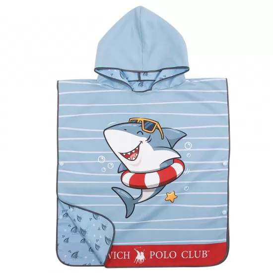GREENWICH POLO CLUB JUNIOR ΠΟΝΤΣΟ ΘΑΛΑΣΣΗΣ 50Χ115 4044 BLUE