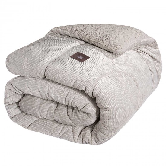 GREENWICH POLO CLUB ΚΟΥΒΕΡΤΟΠΑΠΛΩΜΑ ΥΠΕΡΔΙΠΛΟ ESSENTIAL 3955 ICE GREY