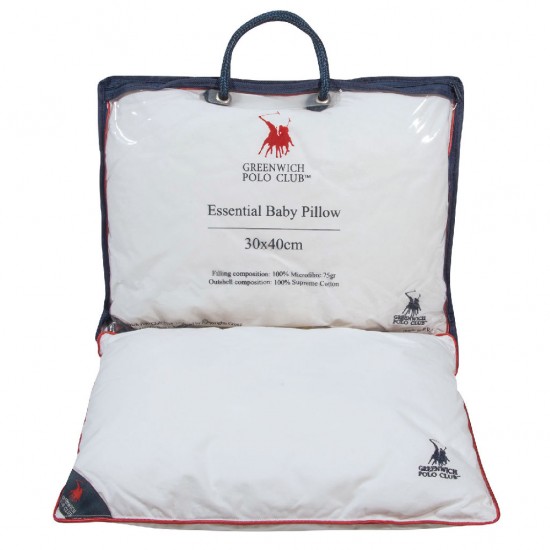 GREENWICH POLO CLUB ΜΑΞΙΛΑΡΙ 30Χ40 ΒΑΒΥ ESSENTIAL 2982 WHITE