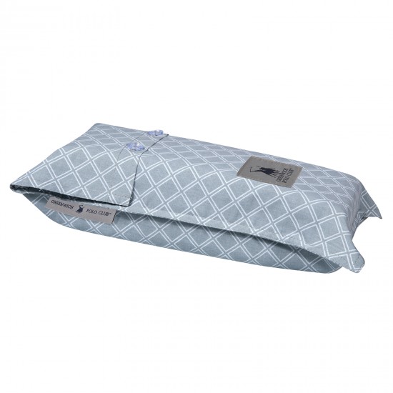 GREENWICH POLO CLUB ΣΕΝΤΟΝΙ ΜΕ ΛΑΣΤΙΧΟ ΔΙΠΛΟ 120*200+35 LOFT 2510 ICE GREY
