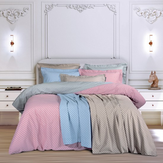 GREENWICH POLO CLUB ΣΕΝΤΟΝΙ ΜΕ ΛΑΣΤΙΧΟ ΔΙΠΛΟ 120*200+35 LOFT 2511 BABY BLUE