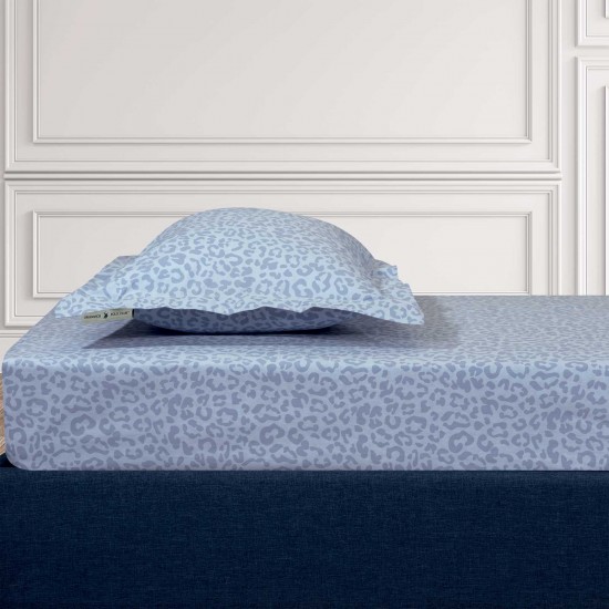 GREENWICH POLO CLUB ΣΕΝΤΟΝΙ ME ΛΑΣΤΙΧΟ ΥΠΕΡΔΙΠΛΟ 160*200+35 LOFT 2288 BABY BLUE