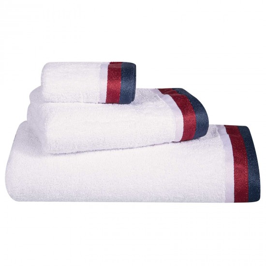 GREENWICH POLO CLUB ΣΕΤ ΠΕΤΣΕΤΕΣ 3 ΤΕΜΑΧΙΩΝ ESSENTIAL 3062 WHITE