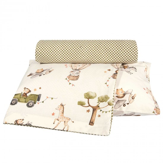 GREENWICH POLO CLUB ΣΕΤ ΣΕΝΤΟΝΙΑ ΚΟΥΝΙΑΣ ESSENTIAL 8860 IVORY, OLIVE GREEN