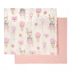 GREENWICH POLO CLUB ΣΕΤ ΣΕΝΤΟΝΙΑ ΛΙΚΝΟΥ ΒΑΒΥ ESSENTIAL 8859 IVORY, PINK