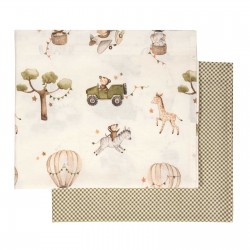 GREENWICH POLO CLUB ΣΕΤ ΣΕΝΤΟΝΙΑ ΛΙΚΝΟΥ ΒΑΒΥ ESSENTIAL 8860 IVORY, OLIVE GREEN