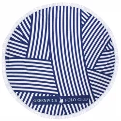 GREENWICH POLO CLUB ΠΕΤΣΕΤΑ ΣΤΡΟΓΓΥΛΗ ΘΑΛΑΣΣΗΣ 3688 BLUE, WHITE