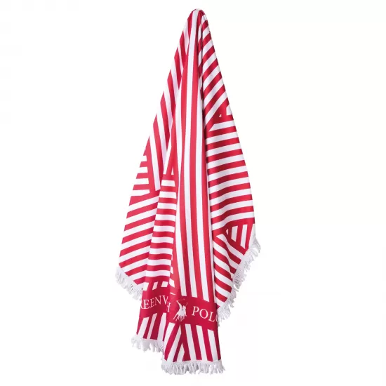 GREENWICH POLO CLUB ΠΕΤΣΕΤΑ ΣΤΡΟΓΓΥΛΗ ΘΑΛΑΣΣΗΣ 3689 RED, WHITE