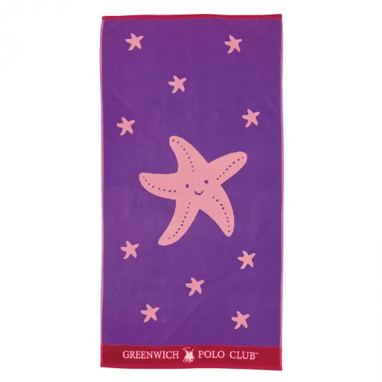 GREENWICH POLO CLUB JUNIOR ΠΕΤΣΕΤΑ ΘΑΛΑΣΣΗΣ 70Χ140 3898 PURPLE