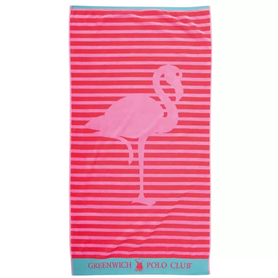 GREENWICH POLO CLUB JUNIOR ΠΕΤΣΕΤΑ ΘΑΛΑΣΣΗΣ 70Χ140 4073 PINK, RED