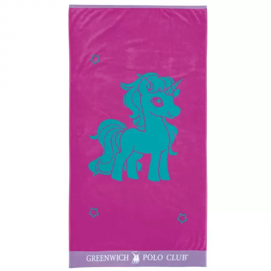 GREENWICH POLO CLUB JUNIOR ΠΕΤΣΕΤΑ ΘΑΛΑΣΣΗΣ 70Χ140 4074 MINT, PINK