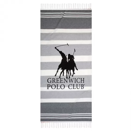 GREENWICH POLO CLUB ΠΕΤΣΕΤΑ-ΠΑΡΕΟ 80Χ170 3841 GREY