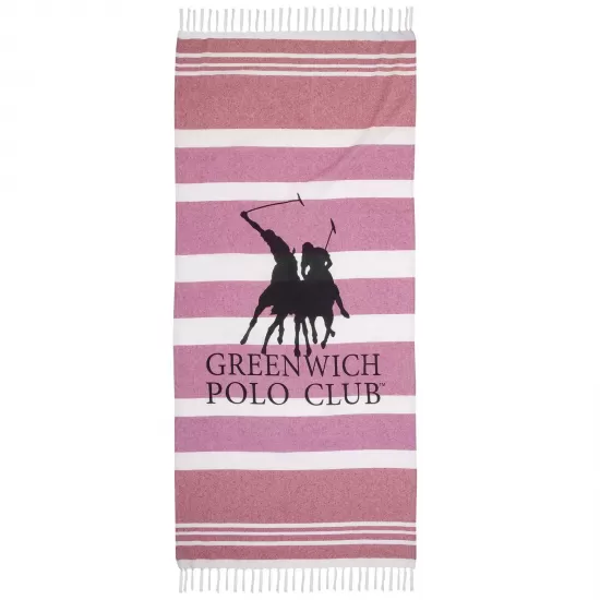 GREENWICH POLO CLUB ΠΕΤΣΕΤΑ-ΠΑΡΕΟ 80Χ170 3842 PINK