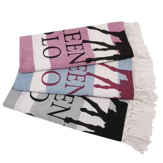 GREENWICH POLO CLUB ΠΕΤΣΕΤΑ-ΠΑΡΕΟ 80Χ170 3842 PINK