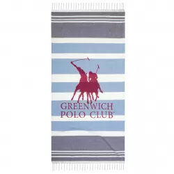 GREENWICH POLO CLUB ΠΕΤΣΕΤΑ-ΠΑΡΕΟ 80Χ170 3843 BLUE