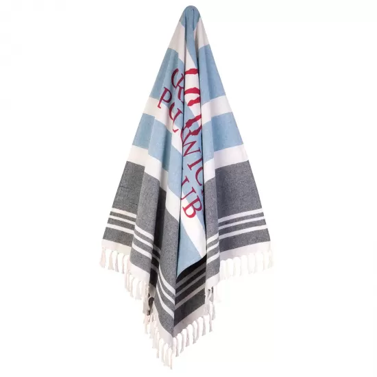 GREENWICH POLO CLUB ΠΕΤΣΕΤΑ-ΠΑΡΕΟ 80Χ170 3843 BLUE