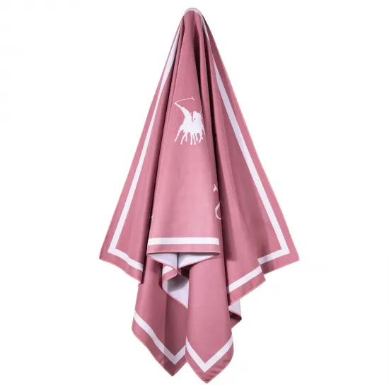GREENWICH POLO CLUB ΠΕΤΣΕΤΑ ΘΑΛΑΣΣΗΣ 80Χ170 4030 BEIGE, DARK ROSE