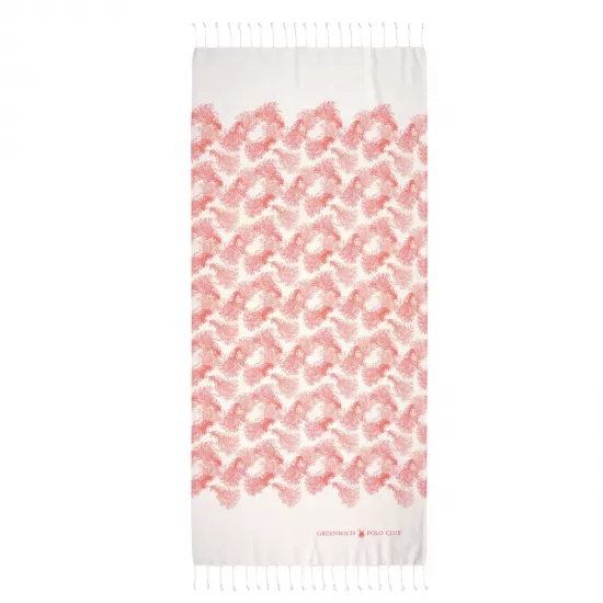 GREENWICH POLO CLUB ΠΕΤΣΕΤΑ-ΠΑΡΕΟ 80Χ180 3664 CORAL