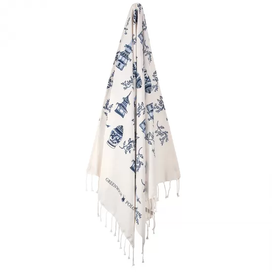 GREENWICH POLO CLUB ΠΕΤΣΕΤΑ-ΠΑΡΕΟ 80Χ180 3670 BLUE