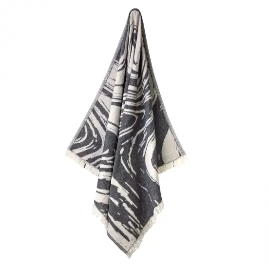 GREENWICH POLO CLUB ΠΕΤΣΕΤΑ-ΠΑΡΕΟ 80Χ180 3682 BLACK